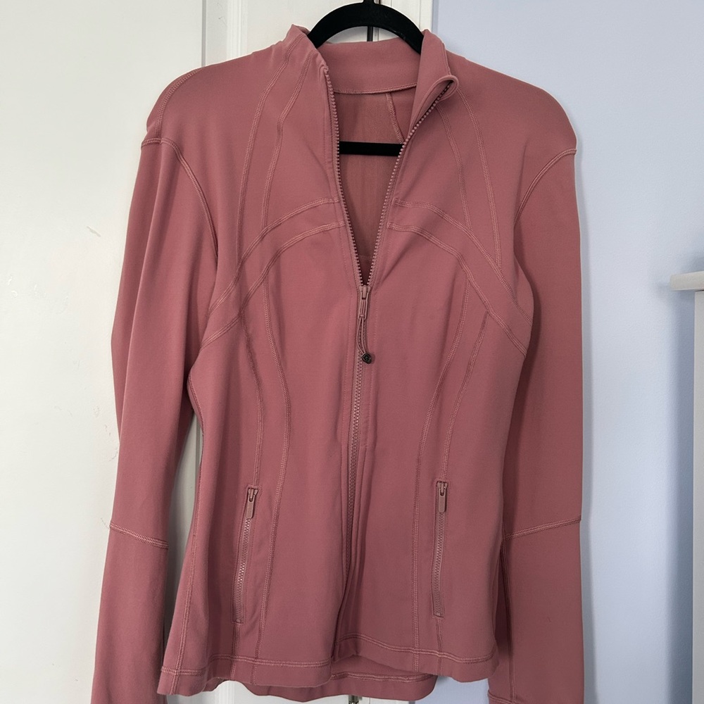 Blush pink Lululemon Define Jacket